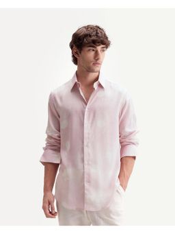 Rare Rabbit - Floral Pastel Pink Mens Shirt