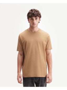 Rare Rabbit - Solid Dusky Brown Mens T-Shirt
