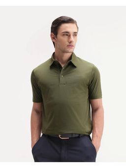 Rare Rabbit - Solid Olive Mens Polo T-Shirt