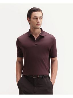 Rare Rabbit - Solid Purple Mens Polo T-Shirt