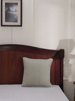 Maspar - Cotsmere Muted Dot 110 GSM Cotton Green Quilted Hand Medium Cushion Cover