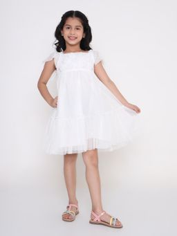 Aria Nica - Girls Shiny Strappy Sandals