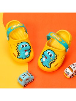 Yellow Bee - Versatile & Fun Dino Clogs for Boys- Yellow