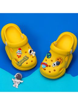 Yellow Bee - Sunny Space Explorer Clogs for Boys- Yellow