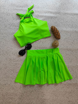 Addery - Neon Green Swimwear (Set of 2)