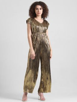 ONLY - Golden Wide Leg Jumpsuit