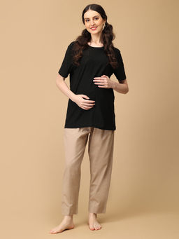 The Mom Store - Creme De La Chic Maternity Lounge Pant