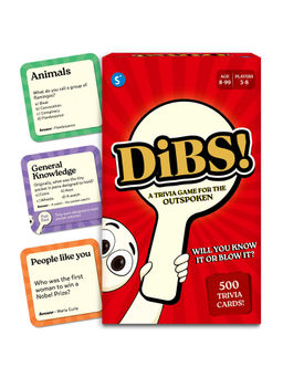 Skillmatics - Card Game DIBS Fast-Paced Trivia Game Fun & Educational Toy
