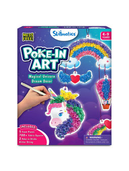 Skillmatics - Poke-in Art Magical Unicorn Dream Decor Mess-Free Fun DIY Craft Kits for Kids