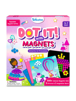 Skillmatics - Dot It with Magnets Unicorns and Princesses Repeatable Art DIY for Kids