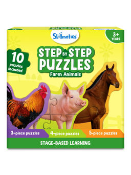 Skillmatics - Step by Step Puzzles 40 Piece Jigsaw Montessori Educational Toy