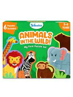 Skillmatics - My First Puzzle Set - 21 Piece Wild Animal Jigsaw Educational Toy