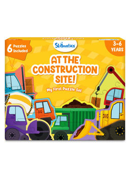 Skillmatics - My First Puzzle Set - 21 Piece Construction Vehicles Jigsaw Toy