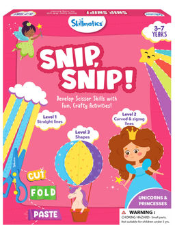 Skillmatics - Scissor Skills Snip Snip 25 Fun Cutting & Creative Activity Book