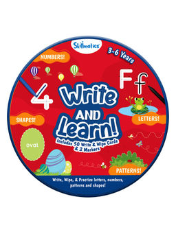 Skillmatics - Write & Learn Cards for Toddlers Letters Numbers Patterns & Shapes