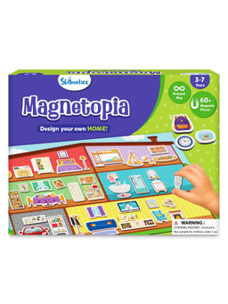 Skillmatics - Creative Toy Magnetopia Design Your Home Interactive Pretend Play Set for Kids