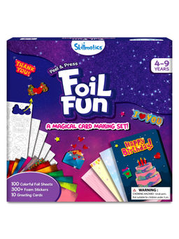 Skillmatics - Art & Craft Activity-Foil Fun Card Making Set No Mess Art for Kids