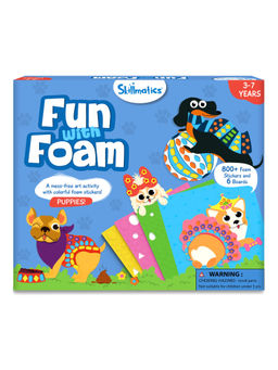 Skillmatics - Foam Sticker Art Activity Puppies, Mess-Free Fun for Kids