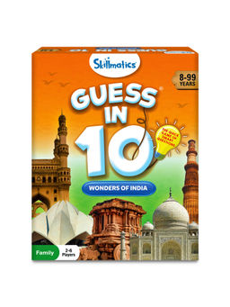 Skillmatics - Guess in 10 Wonders of India Card Game for Kids
