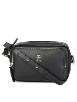 Tommy Hilfiger - Black Pu Solid Sling bag