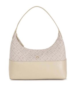 Tommy Hilfiger - Beige Polyester Printed Handbag