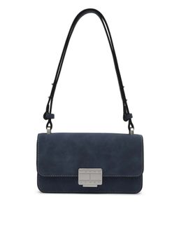 Tommy Hilfiger - Blue Pu Solid Handbag