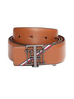 Tommy Hilfiger - Men Norwegian Leather Tan Casual Belt