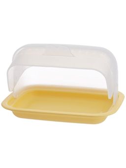 Signoraware - Bpa Free Plastic Big Bread Box With Moving Lid - Lemon Yellow