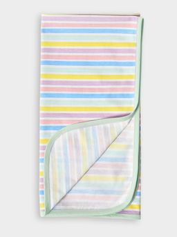 Mi Arcus - Multi-Color Stripes Pattern Mattress Protector (0-24 Months)