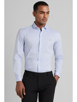 Peter England - Men Blue Super Slim Fit Formal Shirt