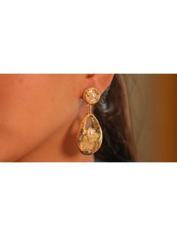 Vosgi - Gold Nazakat Drops Earrings