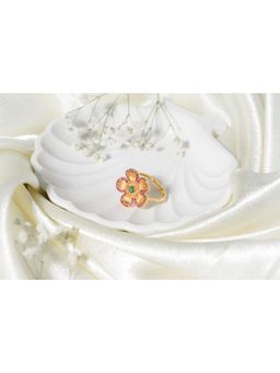 Vosgi - Multi-Colour Flower Ring