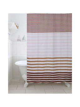 Freelance - Value for Money Polyester Bath Shower Bathroom Curtain with 12 hooks Waterproof