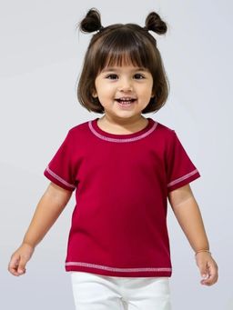Hopscotch - Pure Cotton Embroidery T-shirt
