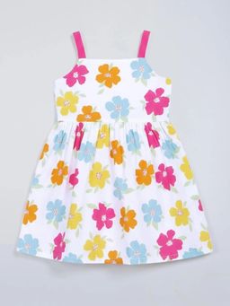 Hopscotch - Floral Bow Casual Dress