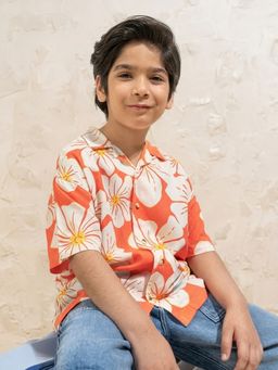 Hopscotch - Floral Collared Shirt