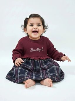 Hopscotch - Checkered Ruffled Dress