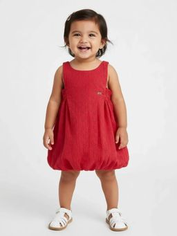 Hopscotch - Cotton Schiffli Dress