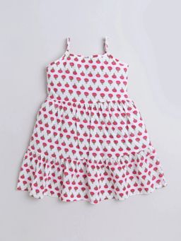 Hopscotch - Cotton Floral Strappy Dress