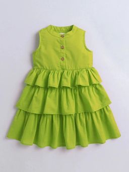 Hopscotch - Cotton Ruffled Casual Dress