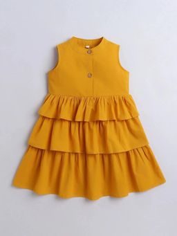 Hopscotch - Cotton Ruffled Casual Dress