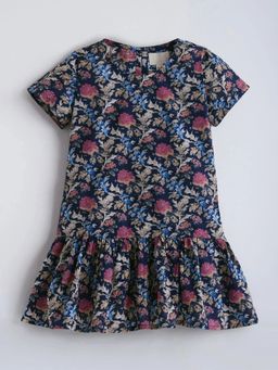 Hopscotch - Floral Cotton Casual Dress