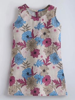 Hopscotch - Floral Cotton Casual Dress