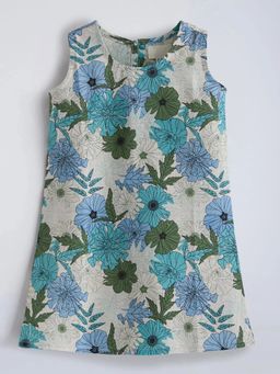 Hopscotch - Floral Cotton Casual Dress