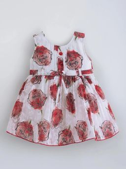 Hopscotch - Bow Floral Casual Dress