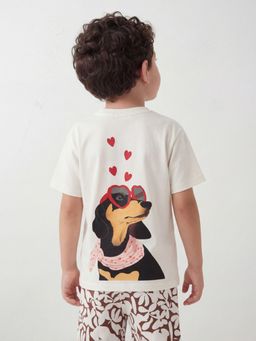 United Colors of Benetton - Round Neck Printed Boys T-shirt