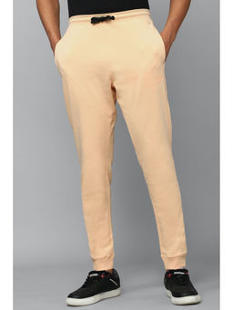 Allen Solly - Men Solid Regular Fit Beige Joggers