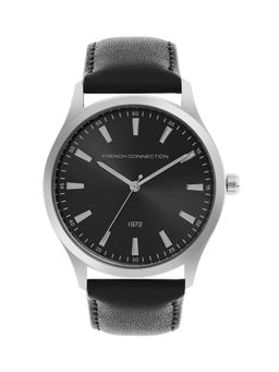 French Connection - Mens Black Dial Analog Watch - FC157B (M)
