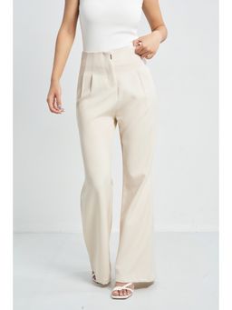 Off Duty India - Darted Contour Bootcut Trouser - Cream