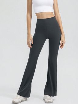 Off Duty India - Elevate Flow Flare Yoga Pant - Grey